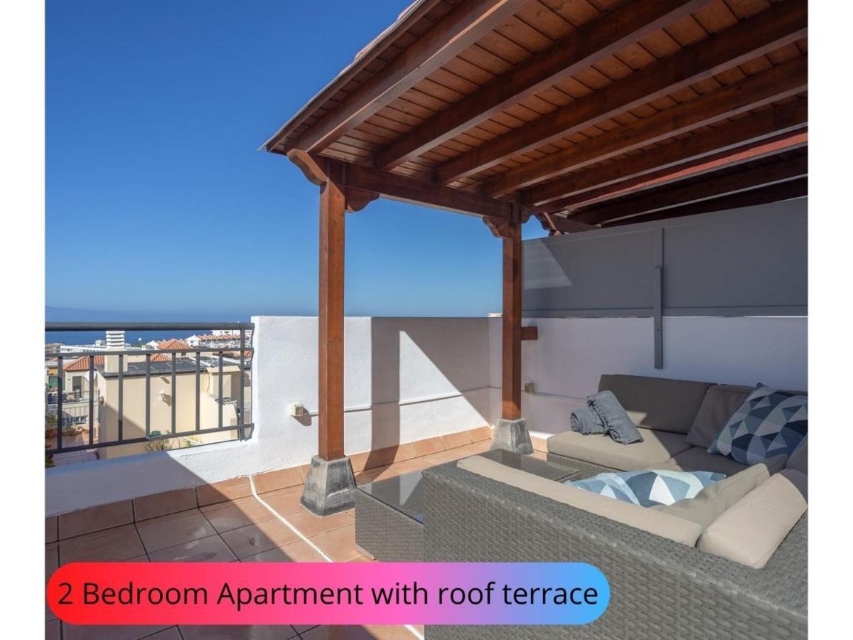 Desirable Rooftop Terrace , 2 Bedroom Apartment With Wifi In Costa Adeje Callao Salvaje Eksteriør billede