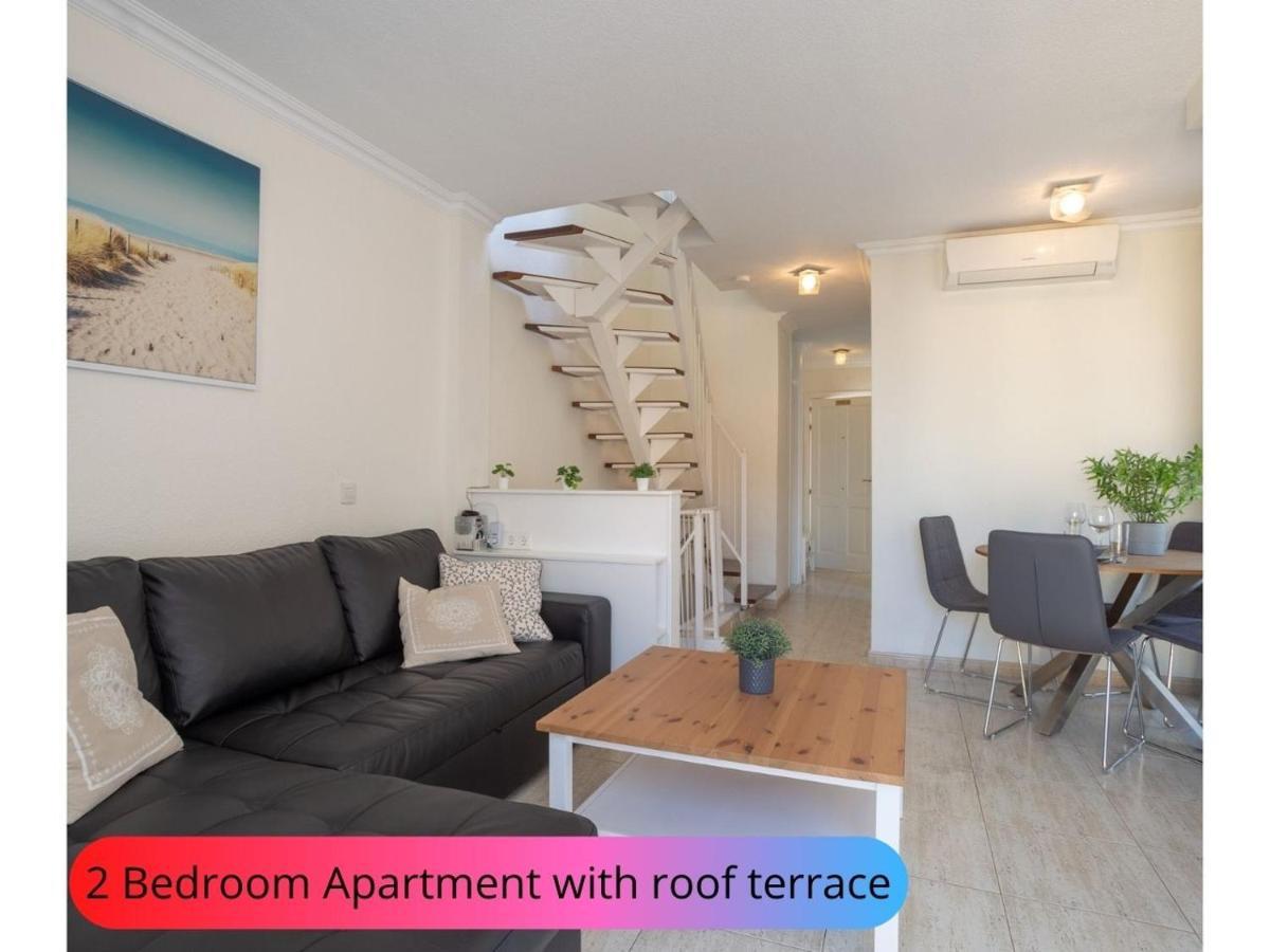 Desirable Rooftop Terrace , 2 Bedroom Apartment With Wifi In Costa Adeje Callao Salvaje Eksteriør billede