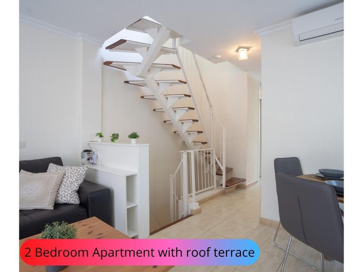 Desirable Rooftop Terrace , 2 Bedroom Apartment With Wifi In Costa Adeje Callao Salvaje Eksteriør billede