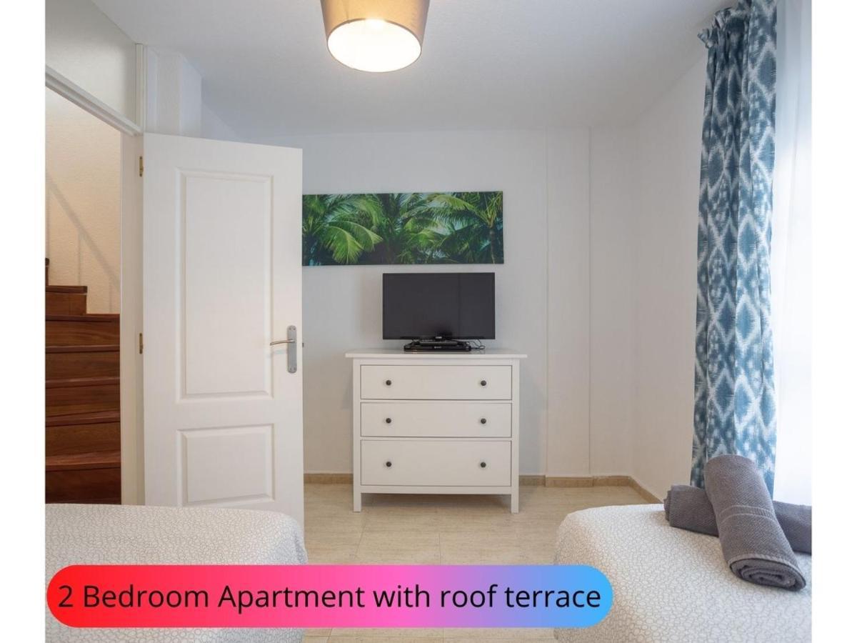 Desirable Rooftop Terrace , 2 Bedroom Apartment With Wifi In Costa Adeje Callao Salvaje Eksteriør billede