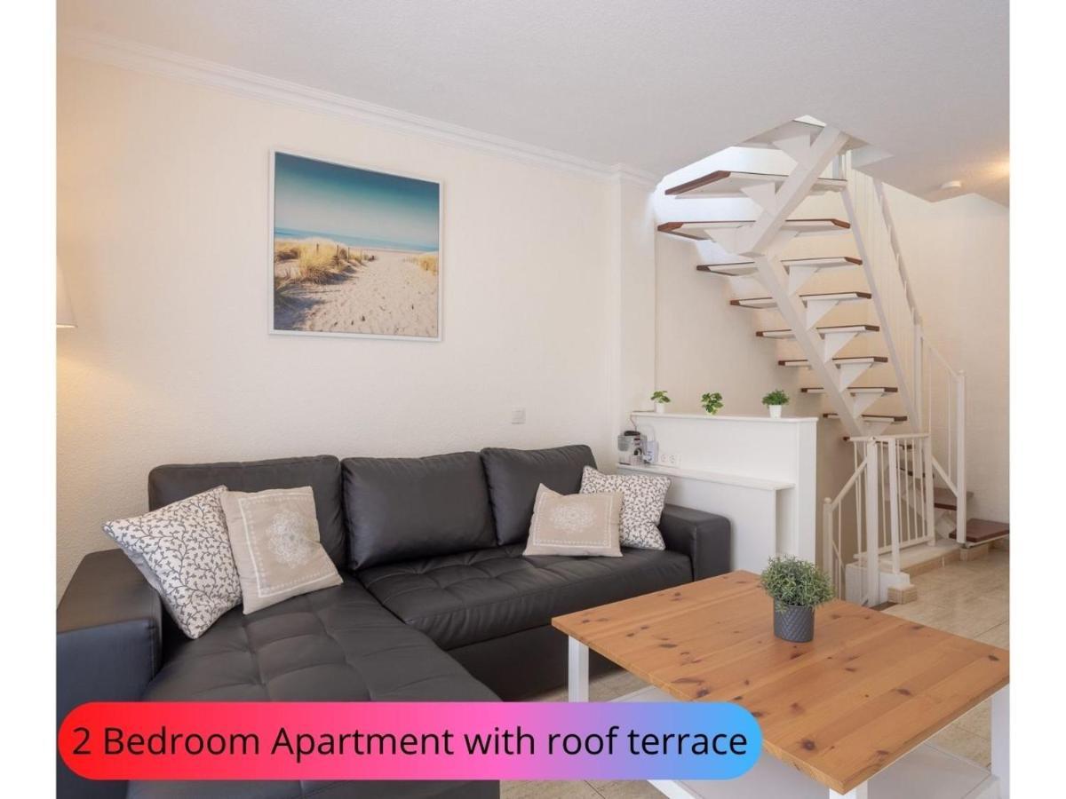 Desirable Rooftop Terrace , 2 Bedroom Apartment With Wifi In Costa Adeje Callao Salvaje Eksteriør billede
