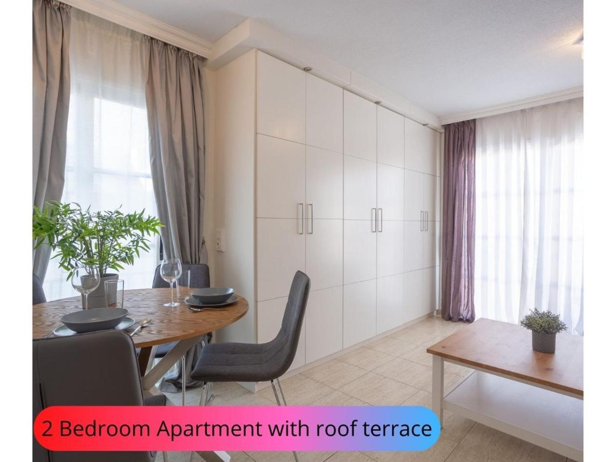 Desirable Rooftop Terrace , 2 Bedroom Apartment With Wifi In Costa Adeje Callao Salvaje Eksteriør billede