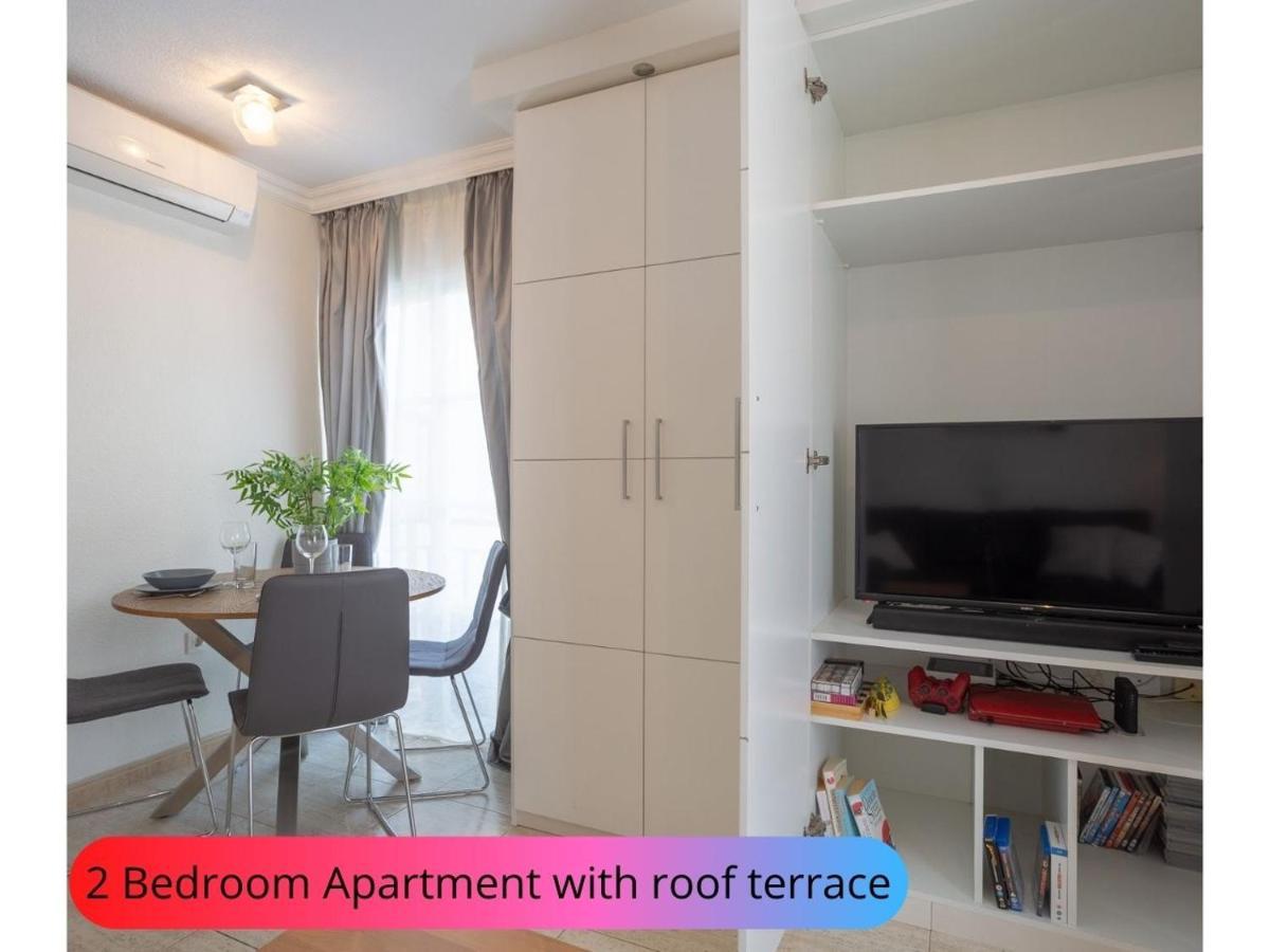 Desirable Rooftop Terrace , 2 Bedroom Apartment With Wifi In Costa Adeje Callao Salvaje Eksteriør billede