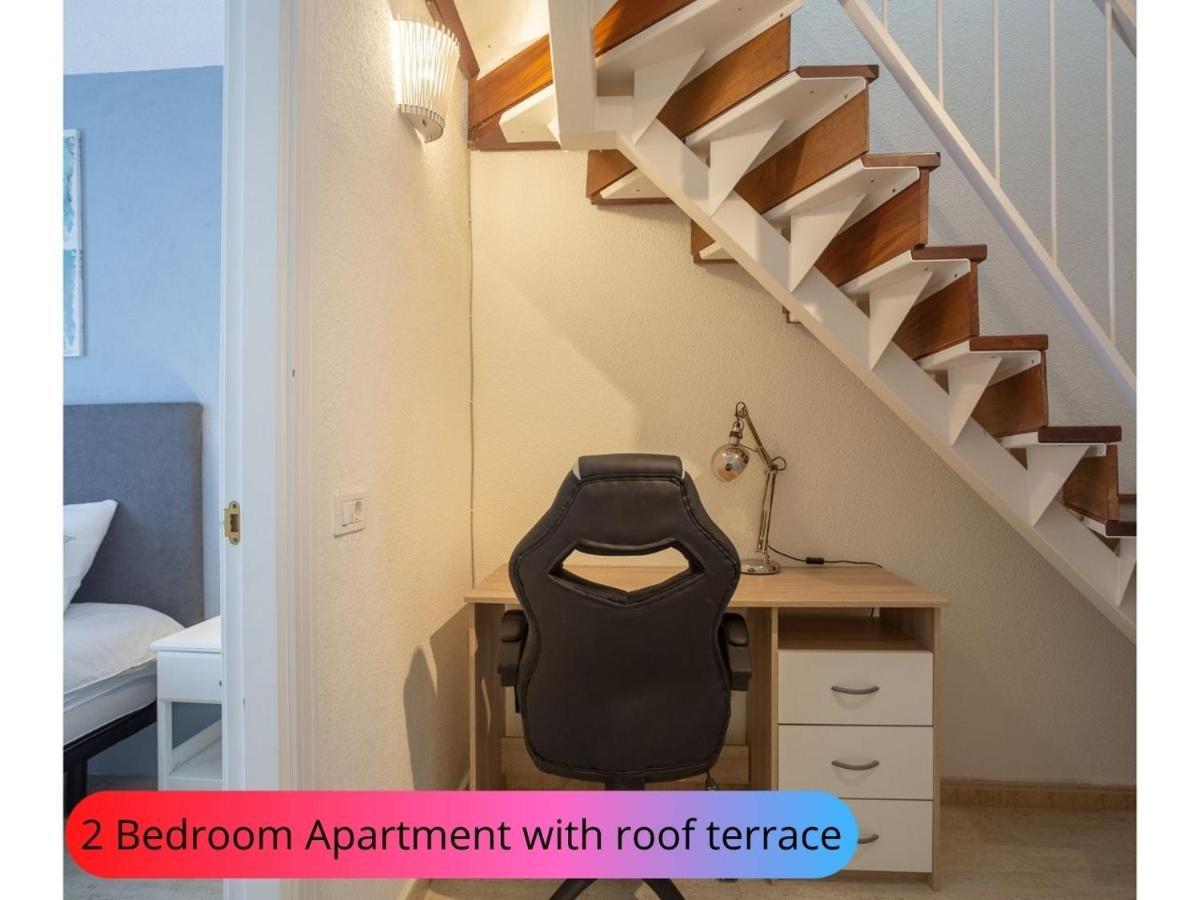 Desirable Rooftop Terrace , 2 Bedroom Apartment With Wifi In Costa Adeje Callao Salvaje Eksteriør billede