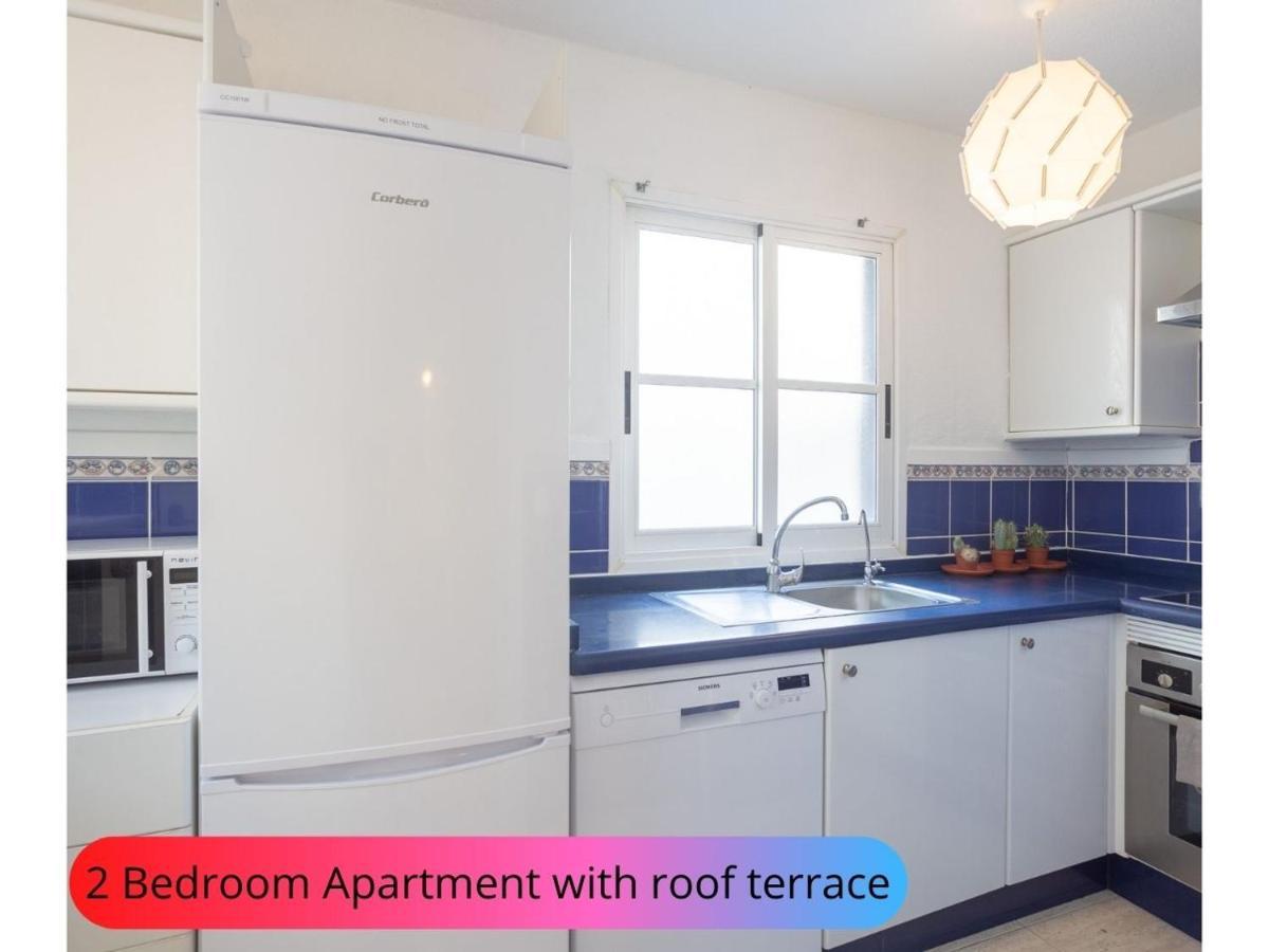 Desirable Rooftop Terrace , 2 Bedroom Apartment With Wifi In Costa Adeje Callao Salvaje Eksteriør billede