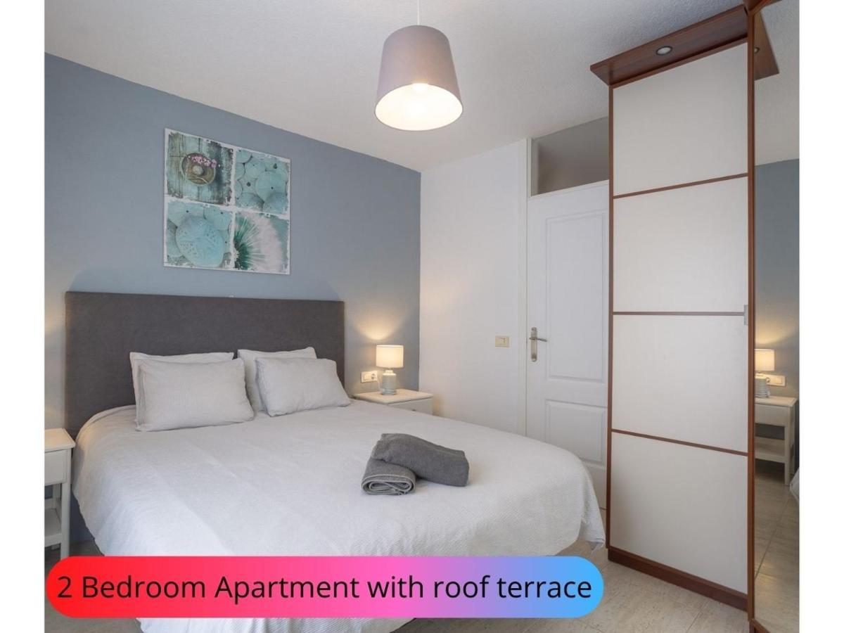 Desirable Rooftop Terrace , 2 Bedroom Apartment With Wifi In Costa Adeje Callao Salvaje Eksteriør billede