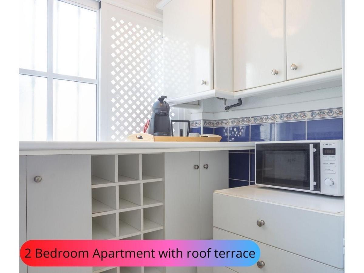 Desirable Rooftop Terrace , 2 Bedroom Apartment With Wifi In Costa Adeje Callao Salvaje Eksteriør billede